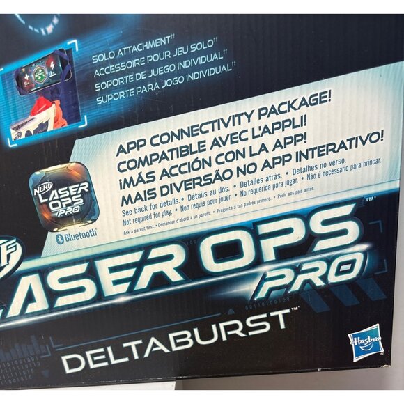 Nerf Laser Ops Pro Deltaburst Blaster W/ App Connectivity Bluetooth Light Sound - Picture 2 of 6
